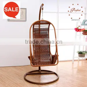Leisure UV-RESISTANT Rattan Swing Chair Outdoor Garden Furniture ZG-1DL thumbnail-1
