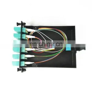 OS2 OM3 OM4 12 24 36 Fiber Optic MTP MPO LC Cassette Module thumbnail-3