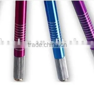 Permanent Makeup Microblading Use #21 Round Shading Blade Eyebrow Tattoo Shadow Manual Pen thumbnail-6