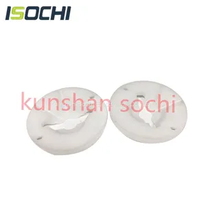 White Round Big Hole Pressure Foot for PCB Schmoll Machine thumbnail-1