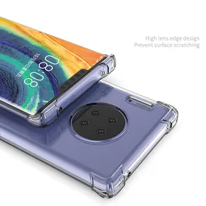 TPU PC Shockproof Clear Transparent Mobile Phone Case For Huawei Mate20/30/40Pro Phone Case Designs thumbnail-4