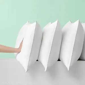100% Cotton Fabric Microfiber Filling Hotel Sleeping Pillow thumbnail-2