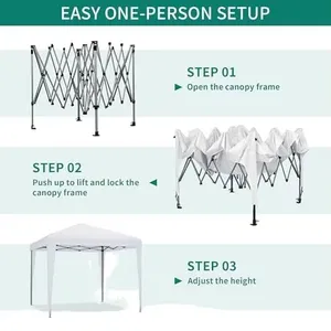 Factory Price Durable 3*3m Waterproof Pop up Gazebo, Ready to Ship thumbnail-3