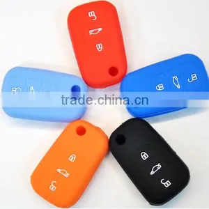 2016 High Quality Cartoon Colorful Automative Silicone Car Key thumbnail-4