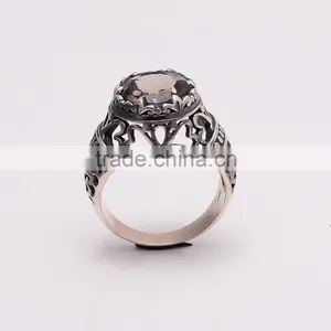 SMOKY RING ,925 Sterling Silver Jewelry Wholesale,WHOLESALE SILVER JEWELRY,SILVER EXPORTER,SILVER JEWELRY FROM INDIA thumbnail-3