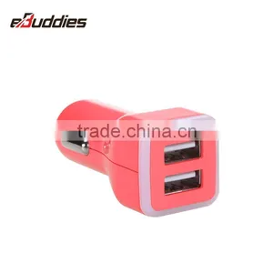 Dual USB Car Charger For IPad IPhone 5V 3.1A Mini Adapter thumbnail-1