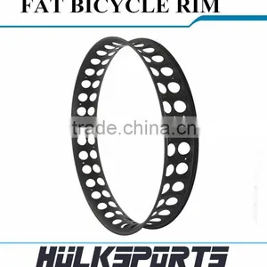 Bicycle Parts Carbon 26ER Profile 25mm Fat Wheel Rims Width 100mm Carbon Fiber Wheels Tubuless Hookless Rims Fat Bike Wheels Quality Choice thumbnail-2