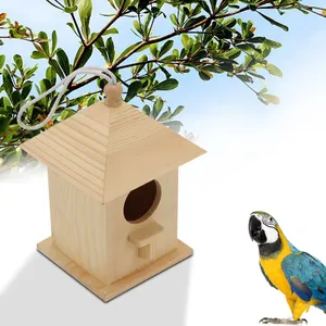 Creative Outdoor Solid Wood Bird House thumbnail-1