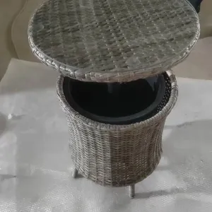 Factory Directly Supply Modern Rattan Garden Set Party Used Beer Iced Set With Waterproof Cushion thumbnail-5