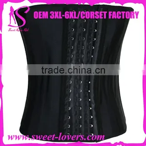 China 2016 Steel Boned Corset Latex/Spandex Waist Cincher Waist Trainer For Women and Man thumbnail-1