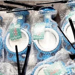 Tyco Fluorine-lined Butterfly Valve, Plastic-lined Valve, Factory Direct Supply, High-class Ptfe/f4 D71f4-10q thumbnail-4