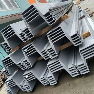 Strong Huge SG825 PVC Sheet Pile U Type Seawall Retaining Wall Plastic Sheet Pile Vinyl Sheet Piling for Water Control Solution thumbnail-4