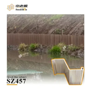 2025 New Developed Type U622 Hot Selling Grey Color Vinyl Plastic Synthetic Sheet Piles for Waterfront Structures thumbnail-5