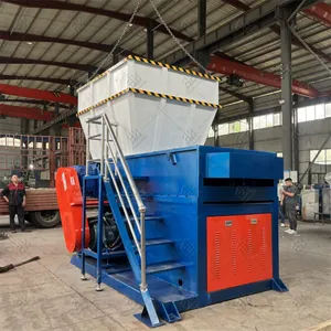 Single Shaft Shredder for Plastic PP PE HDP High Speed Shredder thumbnail-5