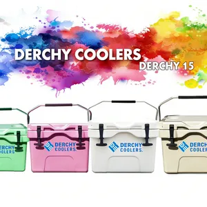 15QT Insulated Ice Chest Hard Cooler W/Portable Handles 3 Day Ice Retention for Drink, Beverage, Camping, Fishing, Beach thumbnail-5