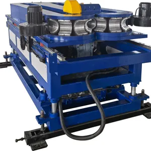 Plastic PVC PP PE Single Wall Corrugated Pipe Production Line for Dust Collector and Washing Machine Drain thumbnail-4