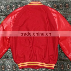 Custom Varsity Jackets Genuine Leather Sleeves Wholesale Blank Varsity Jackets thumbnail-5