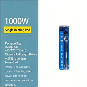 Pure Titanium Aquarium Heater WN-B1000W Constant Temperature Heating Rod For Seafood Salt Water Tank thumbnail-1