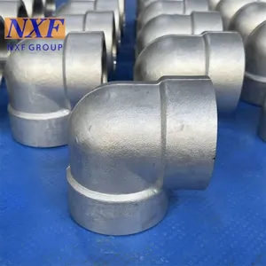 NXF UNS N10276 2.4819/NiMo16Cr15W/C276 OD DN15-1200 Class 3000-9000 Nickel Alloy Forging Technology Socket Welding 90°/45° Elbow thumbnail-2
