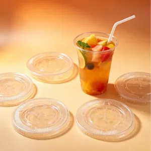 90mm Plastic Disposable Coffee Cup Lids 90 thumbnail-2