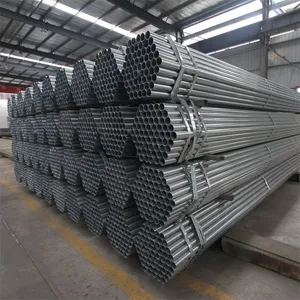 Hot Dip Galvanized 6 Meter GB Round Iron Scaffolding Tube Factory Price ERW Technique Welding and Bending Services Offered thumbnail-2