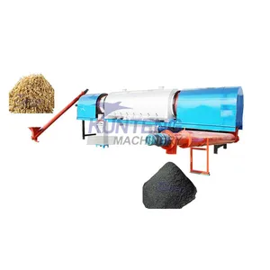 Domestic Waste Pyrolysis Furnace Rotary High Temperature Pyrolysis Equipment Organic Waste Incineration Carbonization Furnace EPC thumbnail-1