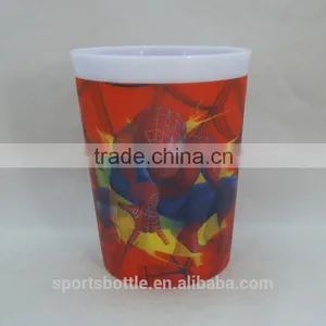 Superior Design BPA Free pp Plastic Coffee Mug With a Handle, Colorful Painting thumbnail-1