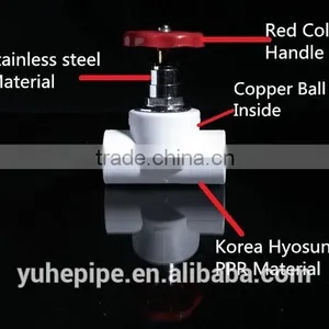 YUHE High Quality PPR Fittings Stop Valve thumbnail-2