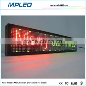 Single Yellow P10 Outdoor Green Color Led Display Semi-outdoor Advertising Quality Choice thumbnail-1