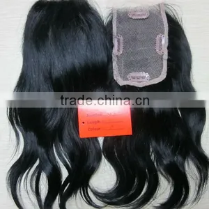 Human Hair Silk Base Top Lace Front Closure Piece Lace Front Closure thumbnail-1