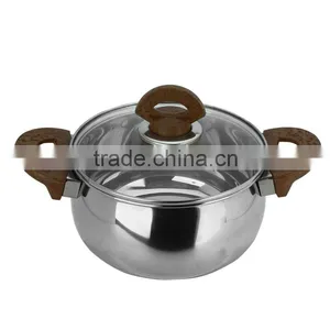 4pcs Set Stainless Steel Cookware Set Cooking Pot With Side Handles thumbnail-3