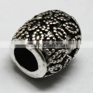 Pdora Jewelry Accessories Cylinder Carving Slider DIY Zinc Alloy Beads for Bracelets thumbnail-1