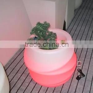 New PE Plastic Vases With Solar Led Light YXF-5248S thumbnail-4