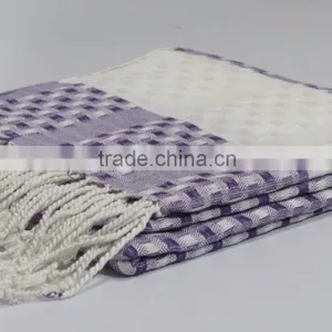Handloom Turkish Hammam Towel Absorbent Peshtemal Indian Fouta Bath Towels thumbnail-4