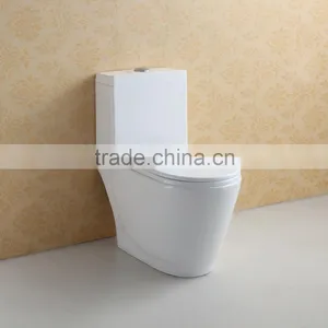 Freestanding White Glazed Wash Down Bathroom Water Closet thumbnail-3