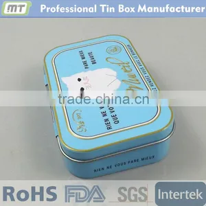 Rectangular Hinged Metal Tin Box for Pomade Quality Choice thumbnail-3