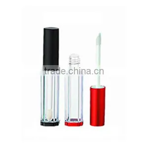 7ml Plastic Lip Gloss Case With Beveled Clear Base & Round Cap (594PB-LG045) thumbnail-1
