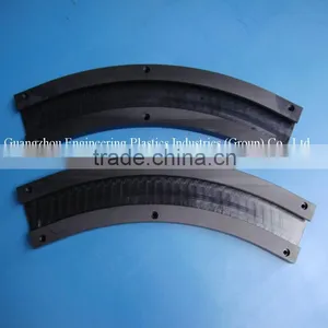 Custom Made Cnc Machined Wear Resistance Nylon Guide Rail Plastic Corner Strips thumbnail-1