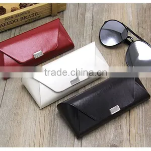 High Grade Korea Cute Soft Leather Eyeglass Case for Myopia Glasses thumbnail-2