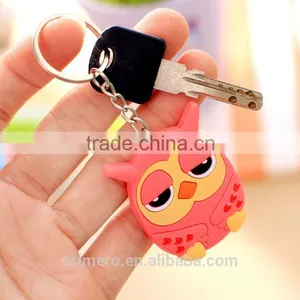 2016 New Arrival Cartoon Animal Silicone KeyChain Best Quality Creative Lovers Key Ring thumbnail-2