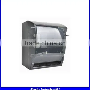 Transparent Plastic Wall Mounted Airport Toilet Auto Cut Paper Towel Dispenser Quality Choice thumbnail-6