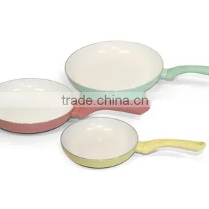Nonstick Aluminum Fry Pan White Ceramic Coated Skillet Pan thumbnail-4