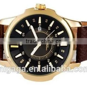 New Fashion Men's Watches Sport Men Quartz Watch With Leather Strap thumbnail-5