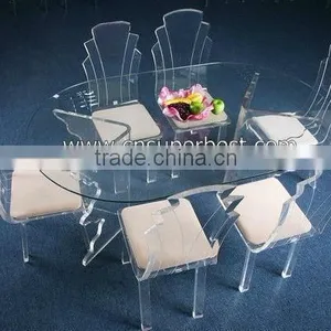 Clear Acrylic Chair With Various Sizes and Shapes thumbnail-1