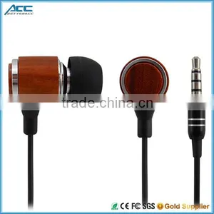 New Style Wood Headphone Cool In-ear Stereo Wood Earphones Earbuds thumbnail-5