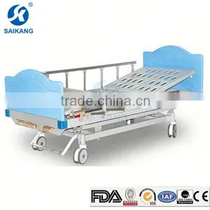 China Manufacturer Low Price Cpr Functional Flat Icu Bed thumbnail-2
