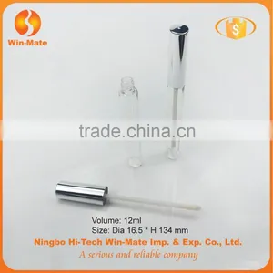 Hot-selling Clear Electroplate Bright 134*16.5mm Lip Gloss Cosmetic Empty Packaging thumbnail-2