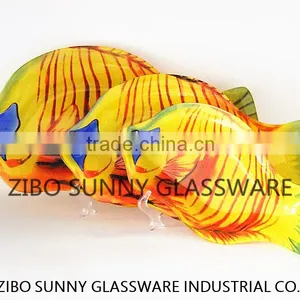 Tropical Gold Fingerling Son Glass Plate thumbnail-4
