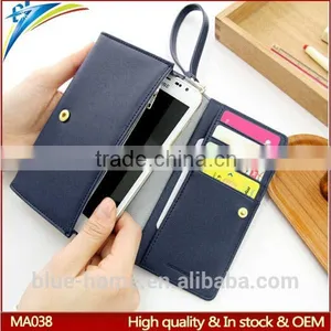 Korea Brand Iconic Smart Phone in Purse Travel Purses Pouch for Teens Two Folding Tote Wallet thumbnail-1