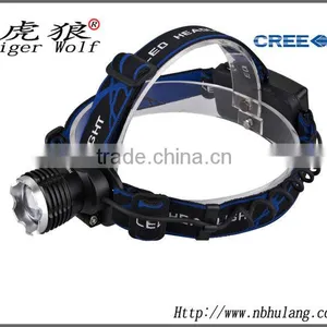 High Power Rechargeable Zoom Led Headlamp Headlight thumbnail-1